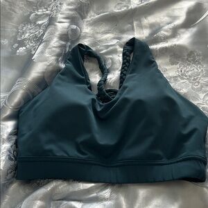 Women's Teal Braided Strap Bralette